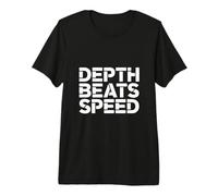 Depth Beats Speed Entrepreneur Mindset Premium T-Shirt