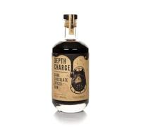 Depth Charge Dark Chocolate Spiced Rum, 70cl - 40 Percent ABV Spiced Rum with Cacao and Spicy Notes for the Ultimate Cocktails - Flavoured Rum Blended and Bottled in the UK