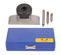 Depth Dial Indicator Base Hardened Stainless Steel Precision Depth Micrometer Stand with 3 Extension Rods for Accurate Measurement in Industrial Workshops (63 * 17mm)