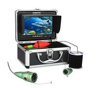 Depth Finders Underwater Fishing Video Camera Kit 10M 20M 30M Fishfinder 6 PCS White Lights with 7" Inch Color Monitor for Ice Sea Fishing for Recreational Fishing