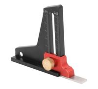 Depth Gauge, Dual Scales Aluminum Alloy Height Gauge, Measure, Mark and Locate Depth of Blade or Bit on Tablesaw, Router Tables, Routers & More, Woodworking Depth Measurement Tools