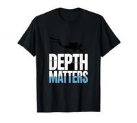 Depth Matters Scuba Diver Underwater Diving T-Shirt