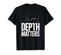 Depth Matters Scuba Diver Underwater Diving T-Shirt