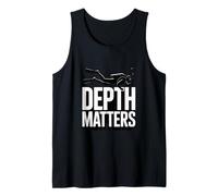 Depth Matters Scuba Diver Underwater Diving Tank Top