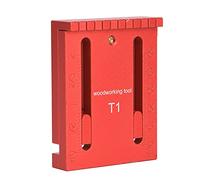 Depth Measuring Ruler, Easy To Carry T1 T2 Precise Marking Measure Aluminum Alloy Brass Woodworking Measurement Tool for Carpentry Wood Crafts Professional DIY Projects