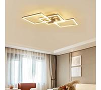 Depuley LED Ceiling Light Dimmable Modern, Ceiling Lamp with Remote Control, 3 Built-in LED Boards, 40W Aluminum Ceiling Light for Bedroom,Living Room,Dining Room Office