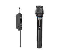 Depusheng S2 Drahtloses Mikrofon Dynamisches Handmikrofon Karaoke-Mikrofon mit wiederaufladbarem Empfänger für Hochzeitsfeiern, Kirchenclubs (DPS-S1)