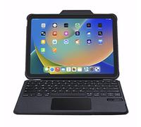 DEQSTER Rugged Touch Keyboard Folio for iPad 10.9 Inch (10th Generation) - Keyboard Case - Bluetooth - Touchpad - QWERTZ