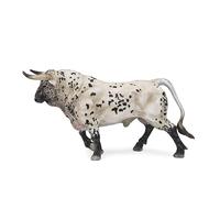 Deqube - Bravo Ensabanado Trotando Bull Figure, White, 17 x 8 x 4.2 (90110003), Assorted Colour/Model