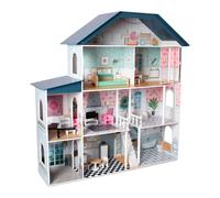 Deqube Wooden 4 Floors Premium Doll House Multicolor Kids
