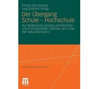 Der bergang Schule - Hochschule - 9783531182735