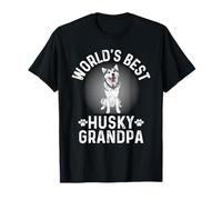 Der beste Husky Grandpa der Welt - Dog Grandad T-Shirt