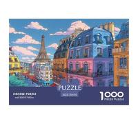Der Eiffelturm Jigsaw Puzzles for Adults 1000 Piece Theme Paris Landmarks Jigsaws 1000 Pieces for Adults Gifts 70x50cm/1000pcs