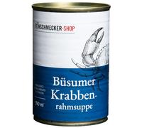 Der Feinschmecker 390 ml Büsumer Crab Cream Soup I Soup with Real North Sea Crabs I with Best White Wine I Exquisite Ingredients