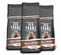 Der-Franz Coffee, flavoured with Chocolate, Arabica and Robusta coffee beans, 3 x 500 g