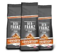 Der-Franz Coffee, flavoured with Cinnamon, Arabica and Robusta coffee beans, 3 x 500 g