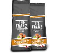 Der-Franz Coffee Medium Roast flavoured with Hazelnut, ground, 2 x 500 g
