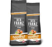 Der-Franz Coffee Medium Roast flavoured with Hazelnut, ground, 2 x 500 g