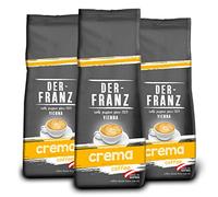 Der-Franz Crema Coffee, whole bean, 3 x 500 g