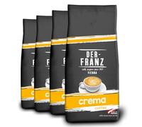 Der-Franz Crema Coffee, whole bean, 4 x 1000 g