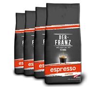 Der-Franz Espresso Coffee, whole bean, 4 x 1000 g