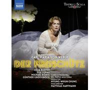 Weber: Der Freischutz [Julia Kleiter; Eva Liebau; Günther Groissböck; Michael König; Coro e orchestra del Teatro alla Scala] [Naxos: NBD0092V] [Blu-ray] [NTSC]