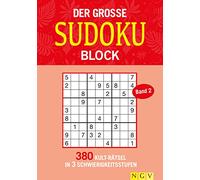 Der große Sudokublock Band 2: 380 Kulträtsel in 3 Schwierigkeitsstufen