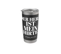 Der Herr Ist Mein Hirte Psalm 23 Bible Verse Stainless Steel Insulated Tumbler