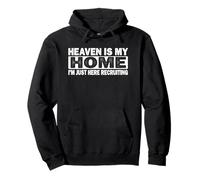 Der Himmel ist mein Zuhause Ich bin gerade hier und recrutiere Vintage Pullover Hoodie