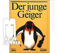 Der junge Geiger inkl. praktischer Notenklammer - Violine lernen nach der berühmten russischen Methodik mit vielen Liedern, Übungen und Spielstücken (Taschenbuch) von Konstantin Alexandrowitsch Fortunatow (Noten/Sheetmusic)