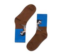 Der kleine Maulwurf - Der Maulwurf Am Graben - Easy Socks Unisex Kids and Adults Blue/Brown, Blue / Brown, 41-46