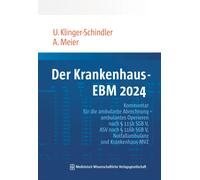 Der Krankenhaus-EBM: Kommentar fur die ambulant, Klinger-Schindler, Ursula-U.