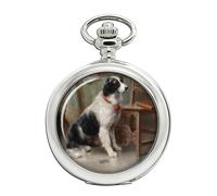 Der Liebling Dog by Carl Reichert Pocket Watch