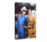 Der Lone Ranger Und Tonto Canvas Poster Wall Art Decor Print Picture Paintings for Living Room Bedroom Decoration 16x24inch(40x60cm)