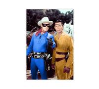 Der Lone Ranger Und Tonto Canvas Poster Wall Art Decor Print Picture Paintings for Living Room Bedroom Decoration 08x12inch(20x30cm)