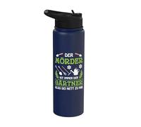 Der Mörder ist der Gärtner Stainless Steel Insulated Water Bottle