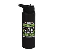 Der Mörder ist der Gärtner Stainless Steel Insulated Water Bottle