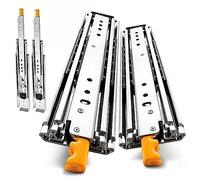 Der Slides 1000-2000mm, Full with Locking Mechanism, 220kg Load Capaci, 2pcs Ball Bearing Slides (Size: 1400mm/56in)