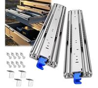 Der Slides with Lock Full Exteon Ball Bearings for 1400-2000mm Widths Max Load 220kg Side Mount Blue 450mm/18in - Perfect for CABI and Fur