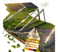 Der Sonnenwinkl - 4 x solar panel mounts - 0% VAT │ bracket for solar panels up to 114.5 cm │ robust solar panel bracket │ adjustable angle 0° - 90° │ flat roof, balcony power plant, wall etc.