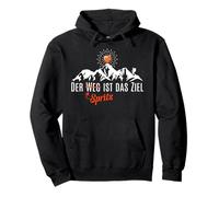 Der Spritz ist das Zielel X Weg Wandererer Aperoliker Aperölchen Pullover Hoodie