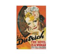 Der Teufel Ist Eine Frau (Marlene Dietrich) Canvas Poster Wall Art Decor Print Picture Paintings for Living Room Bedroom Decoration Unframe-style 24x36inch(60x90cm)