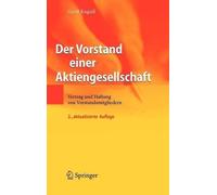 Der Vorstand einer Aktiengesellschaft - 9783540706403