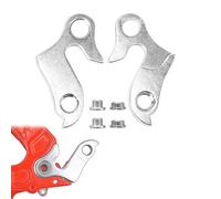 Derailleur Hanger, 2 Pairs Derailleur Hanger for Carrera, Gear Hanger for Carrera Vengeance, Rear Derailleur Hanger for Most Bikes, Roll Derailleur Hanger for Adapter Replace Part