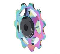 Derailleur Pulley 11T 13T Made from High Strength Aluminum Alloy with Metal Bearings for Consistent Performance on Mixed Terrain (Vibrant 11T)