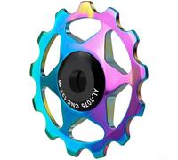 Derailleur Pulley 11T 13T Made from High Strength Aluminum Alloy with Metal Bearings for Consistent Performance on Mixed Terrain (Vibrant 13T)