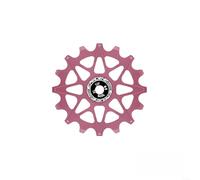 Derailleur Pulley for Road and MTB Bikes Made from Aluminum Alloy with Precise Fit and Efficient Power Transfer (12T-Pink)