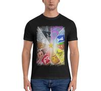 deran Bee Swarm Simulator T-Shirt T-Shirts for Men Cotton Graphic t-Shirts for Men Size L Black
