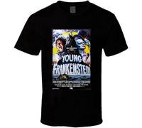 deran Young Frankenstein Cool 70's Comedy Vintage Movie Poster Fan T Shirt Size XXL Black