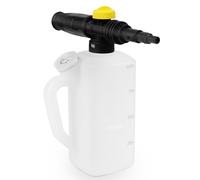 DERASL 1L Foam Lance Compatible with Bosch AR Black Decker Michelin | Adjustable Foam Knob,Wide Narrow Spray,1L Large Tank,Side Measuring Cup,Car Outdoor Cleaning
